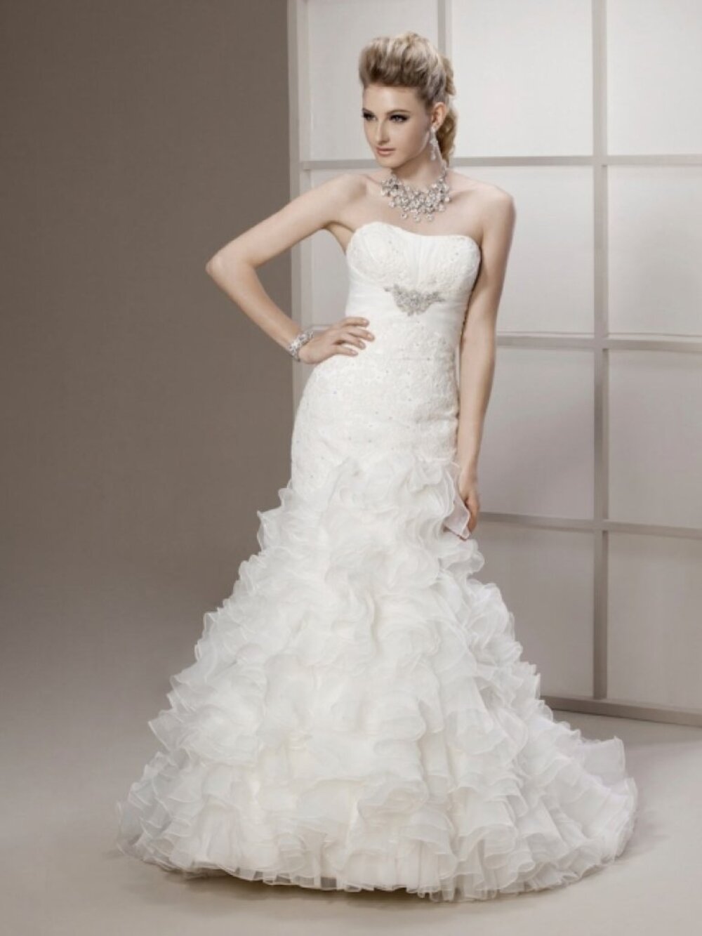 NWOT Symphony of Venus Mermaid Wedding Gown – Style VE8117 Altered, Never Worn!